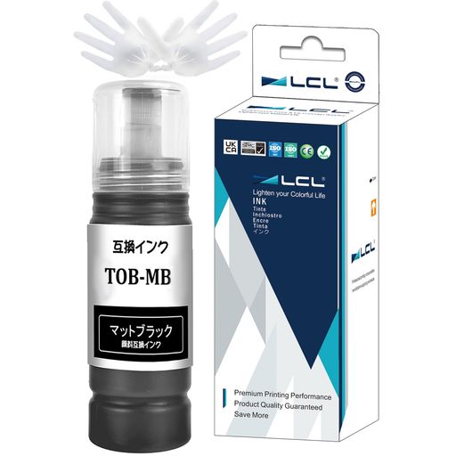 乐天商城 - LCLエプソン用トビバコTOB-MBマットブラック互換インクボトル1個顔料70ML対応機種:EW-M873TEW-M973A3T