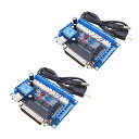 2PCS5AXISCNCBREAKOUTBOARDINTERFACEADAPTERWITHUSBCABLEFORSTEPPERMOTORDRIVERMACH3
