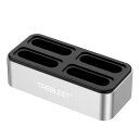 TREBLEET WORKFLOW STATION プロフェッショナル カードリーダー HUB DIY 版、モジュラー 4 ベイ リーダー ドッキングステーション、USB3.2 GEN1 10GBPS(2)