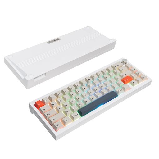 V65V2ワイヤレスホットスワップ可能なメカニカルキーボード、65%ガスケットマウントアルミニウムCNCケーシング、VIAプログラム可能なボリュームノブゲーミングキーボード、WIN/MAC用(ホワ… V65V2ワイヤレスホットスワップ可能なメカニカルキーボード、65%ガスケットマウントアルミニウムCNCケーシング、VIAプログラム可能なボリュームノブゲーミングキーボード、WIN/MAC用(ホワ…