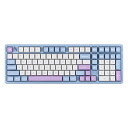 MECHLANDSBLADE101ワイヤレスアルミニウムゲーミングキーボードガスケットメカニカルキーボードBT5.0/2.4GHZ/USB-Cホットスワップ可能カスタムキーボード8000MAHバッテリー搭載RGBバックライトNKRO…
