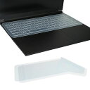 KWMOBILE2Xプロテクター15”-17”LAPTOPPC対応キーボードカバー-シリコンホコリ汚れ防止透明/青色