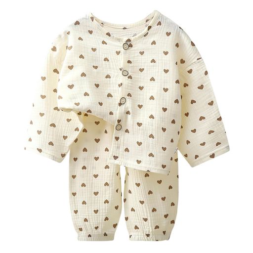 [LiryShowfoevng]子供服専門店パジャマ上下セットルームウェアベビーキッズ女の子男の子子供コットン前..