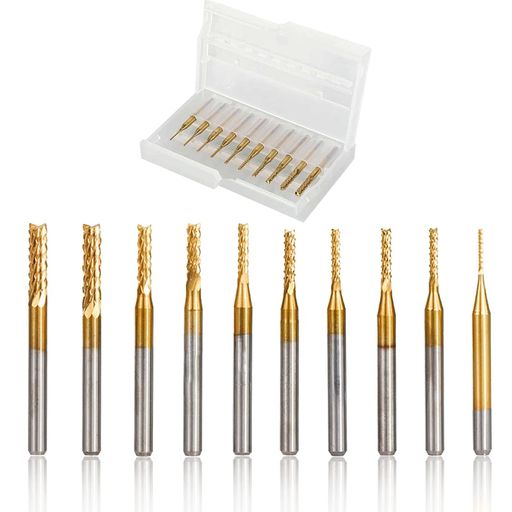 SEONFOOK 10ԡ ɥߥ CNC ե饤å 0.8-3.175 MM 󡦥ȡХ ̩ӥå ...