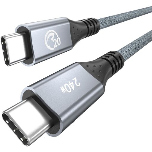 USEBEAN240WUSBCTOCケーブル1MPD超高速充電タイプCUSB3.2GEN2X220GBPS高速データ転送4K@60HZ映像出力TYPE-Cケーブル高耐久断線防止ナイロン編みIPHONE16/15