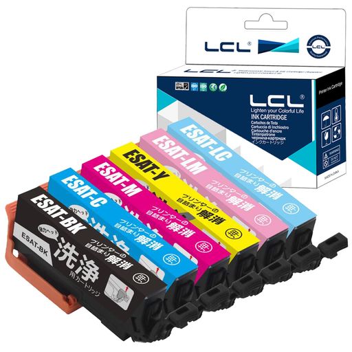 LCLエプソンに適合するプリンター洗浄液SAT-6CLSAT-BKSAT-CSAT-MSAT-YSAT-LCSAT-LM(6色セット)