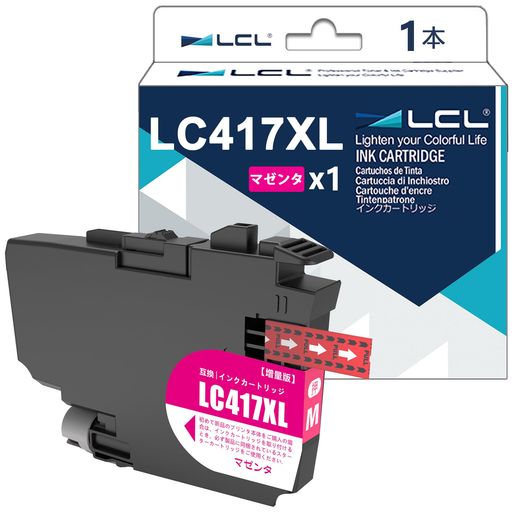 Other - LCLBrother用LC417XLLC417XLM顔料(1パックマゼンタ)互換インクカートリッジ対応機種:BrotherMFC-J5800CDWMFC-J7500CDWMFC-J7600CDWHL-J7010CDW