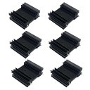 TO-220ヒートシンク30X34X12MM、TO220アルミ製ヒートシンクダブルピン、MOSFETSCRパワー電圧レギュレーターIC三極管電子オーディオの冷却...