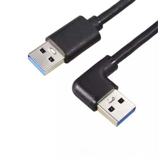 ViViSunUSB3.0上下左右90°方向変換ケーブルUSB・A(オス)-USB・A(オス) USB 3.0 ケーブル タイプA-タイプA オス-オス 金メッキコネクタ USB 3.0 ケーブル タイプA-タイプA