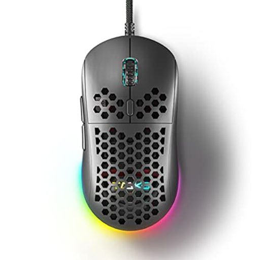 DIERYA M1SE ゲーミングマウス 有線 静音 75G超軽量 RGBバックライト 16000度調整可能 DPI プログラム可能な 人間工学に基づいたデザイン WINDOWS PCゲーマー用 (ブラック) DIERYA M1SE ゲーミングマウス 有線 静音 75G超軽量 RGBバックライト 16000度調整可能 DPI プログラム可能な 人間工学に基づいたデザイン WINDOWS PCゲーマー用 (ブラック)