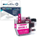 LCLBrother用ブラザー用LC412LC412XLLC412XLM顔料(1パックマゼンタ)互換インクカートリッジ対応機種:BrotherMFC-J7300...