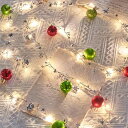 クリスマスツリーライト2M20LED電飾イルミネーションライト飾りライト防水高輝度パーティー室内寝室ウォーム
