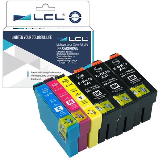 乐天商城 - LCLエプソン用IC4CL78ICBK77ICBK78ICC78ICM78ICY78互換インクカートリッジ(6パック3ブラックシアンマゼンタイエロー)増量残量表示付き対応機種:PX-M650FPX-M650A