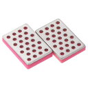 PATIKIL 1.2”X0.8” 500グリットの細かいスキー・スノーボード用ダイヤモンド砥石 2個セットのスキーエッジシャープナーダイヤモンドエッジファイル...