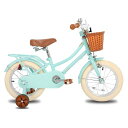 STITCH子供用自転車MONCHI12インチジュニア用小学生中学生幼児用自転車可愛い男の子女の子お誕生日プレゼントカゴベル補助輪付きおしゃれガールボーイズグリ...