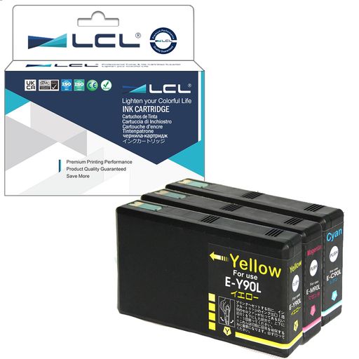 Other - LCLエプソン用IC90LICC90LICM90LICY90L(3色セットシアンマゼンタイエロー)増量互換インクカートリッジ