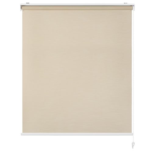 HongpuTAOロールスクリーンロールカーテン1級遮光断熱遮熱防寒防音目隠しUVカットチェーン式表裏同色キッチンリピング簡単取り付けシンプル丈220cm幅110cmパール