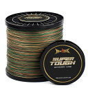 ヘラクレス(HERCULES)PEライン釣り糸4本編み迷彩グリーン30lb150yds137m