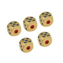 wowjimiサイコロ5個13mm6面サイコロ角丸骰子パーティーゲーム用ソリッドじゅんおうどうきんぞくしきそゲーム用品骰子チンチロ