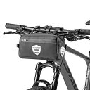 ROCKBROS(ロックブロス)自転車 フロントバッグ ハンドルバーバッグ 軽量 約2L アイテム収納 ロールトップ式 トップチューブバッグ 日常防水 着脱簡単...