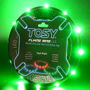 TOSY フライングリング - 12 LED、超高輝度、ソフト、自動ライトアップ、安全、防水、軽量フリスビー、クールな誕生日、キャンプ、イースターバスケットの詰...