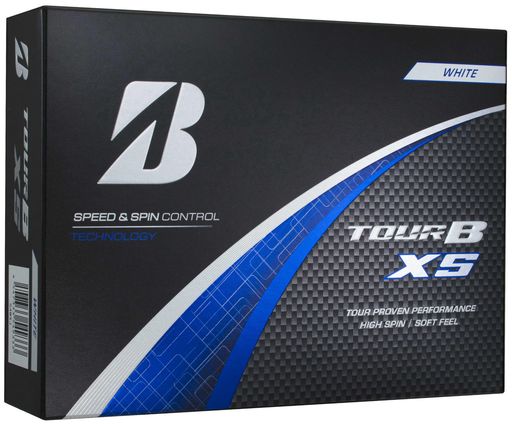 BRIDGESTONE GOLF ゴルフボール TOUR B XS 2024年モデル ホワイト 1ダース[12個入り]