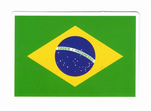 ブラジル国旗・ステッカー[st-flag032](3.0)