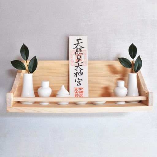 神棚 簡易神棚 お札立て お札入れ 御札立て 一社 三社 壁掛け式 置き型 御朱印帳立て 御守り 飾 神社やお寺のお札をお部屋で祀る コンパクトなお札立て 神様をお祀りするための札立て 40x…