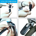 ONVIAN自転車フェンダーマッドガード泥よけフロントとリア前後セット伸縮式角度調整簡単取り付け16”/18”/20”/22”/26”/700Cロードバイク/ク...