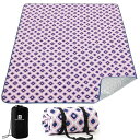 BLUE GIRAFFEレジャーシート厚手 4層構造 大判 200X200 ピクニックシート 軽量 防水加工 収納袋付く 洗える レジャー シート 折り畳みやすい コンパクト収納