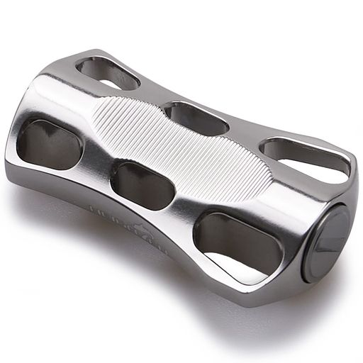 HEIGHTEN22mmリールハンドルノブシマノダイワ通用(ShimanoTypeA)(DaiwaTypeS)用WaveSeries(ガンメタル)(636)