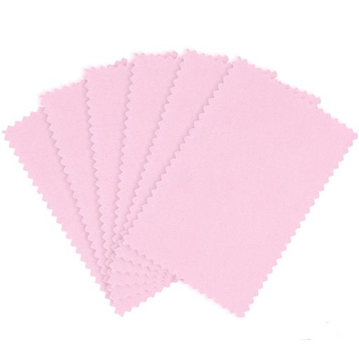 銀みがきクロスHUICO研磨クロスみがき布銀磨き布金属磨き指輪/腕時計/楽器/銀製品銀磨き布ピンク(Pink)