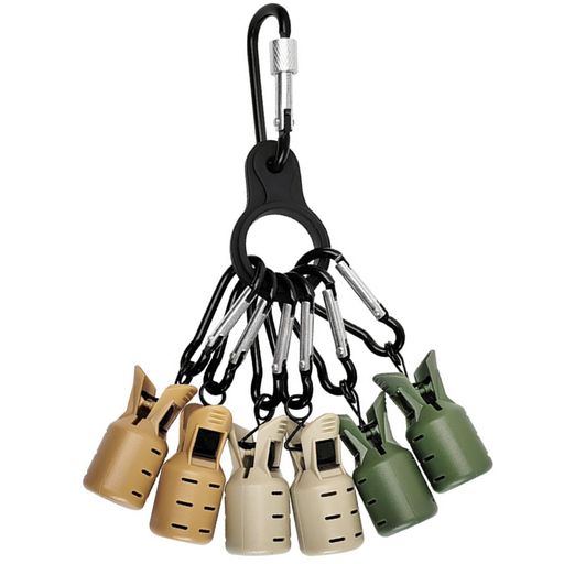 エギカバー6点セットイカ釣り用フックカバー安全プロテクター刺さり防止カラビナ付き釣りジグ保護カバ..