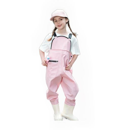 [REBEAUQ]ウェーダー子供胴長キッズ撥水男の子女の子サイズが調節可能かわいいおしゃれキッズウェーダ..