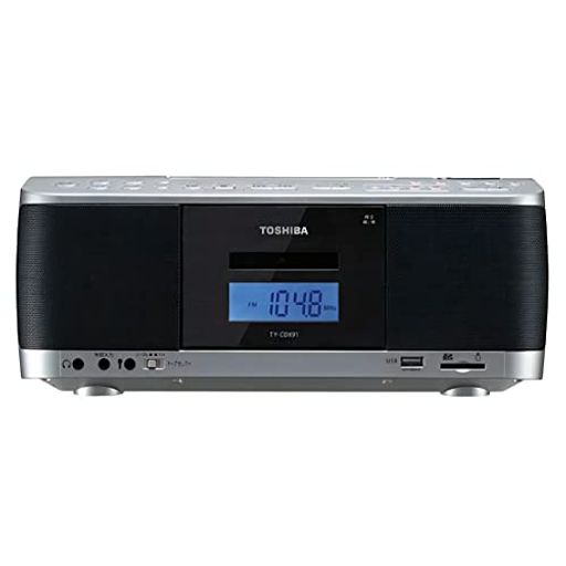 東芝(TOSHIBA) SD/USB/CDラジカセ シルバ