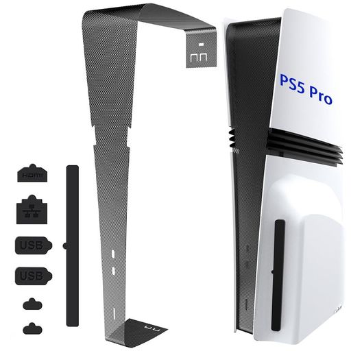 TUDOUZZZPS5Proほこり防止カバーホコリ侵入防止カバー新型PS5Pro用ホコリキャッチャーPS5ProフィルターPS5Pro本体用ダストストリップ/ダストプラグダストカバーPS5Pro防塵フィルター防毛・通気性・