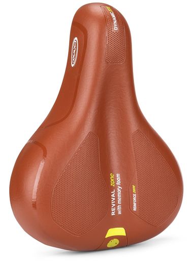 CXWXC自転車サドル痛くない肉厚ママチャリ防水クッション性大きいサイズブラウン(CX-231)(4)