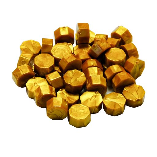 YALNe’(ヤルネ)シーリングワックス100粒封蝋結婚式招待状印シーリングスタンプNo59~85(ゴールド)