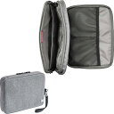 サンワダイレクトガジェットポーチ薄型旅行出張便利グッズ収納ポーチLサイズグレー200-BAGIN024GY(3)