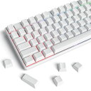 空白のキーキャップ、厚いPBTホワイトキーキャップ、Cherryプロファイル、ミニマリストホワイトキーキャップ、128キーキャップセット、CherryGateronMXスイッチメカニカルキーボード用カスタ…