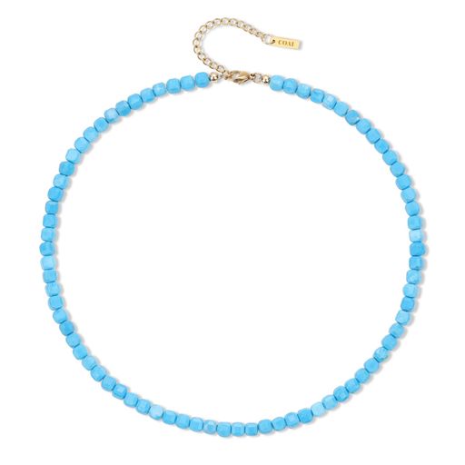 [コアイ]ターコイズ12月誕生石ネックレスレディース