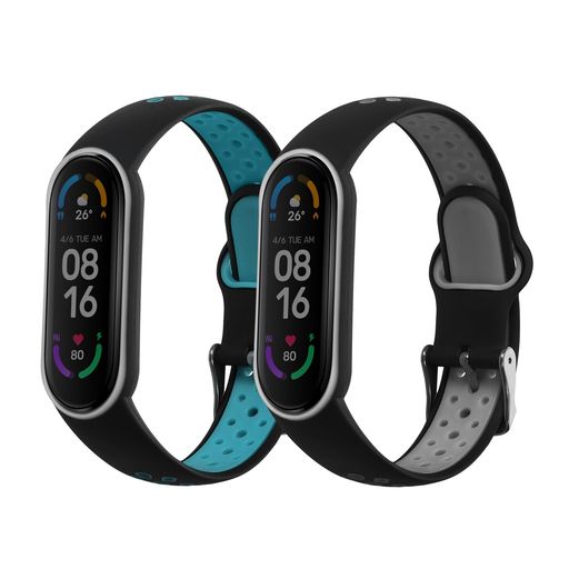 KWMOBILE 2X 򴹥Х XIAOMI MI SMART BAND 6 / MI BAND 6 / BAND 5б ٥ - ...
