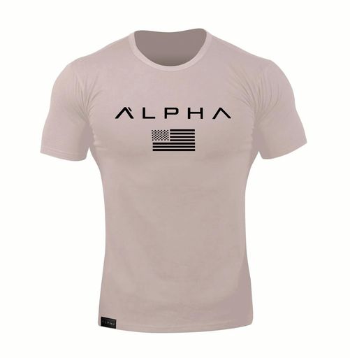 [SHANLIANG] ジムTシャツ ストレッチ 半袖 細身 フィットネス トレーニング 筋トレ スポーツ おしゃれ メンズ 速乾性 吸汗 カジュアル アクティブ Tシャツ ウェア メンズ Tシャツ (L あんずいろ)