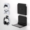 PLAYVITALFOLDPS5/PS4コントローラー用ウォールマウントスタンド、XBOXシリーズX/S、SWITCHPRO用折りたたみ式ウォールスタンド、ゲー...