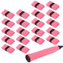HANTOXグリップテープラケット用20本入グリップ滑り止め衝撃吸収吸汗通気多孔型グリップ交換テニス/ゴルフ/バドミントンしっとりとした握り心地