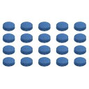 MMETERXITY20個プールキューのヒントビリヤードキュー交換用チップ耐摩耗性プールキュー用スヌーカー用13mm直径ブルー