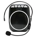 W WINBRIDGE 拡声器 ハンズフリー拡声器 小型 ポータブル拡声器 有線ヘッドマイク付き USBドライバ/TFカード対応 イベント 会議 店頭販売 観光ガイドなどに最適 拡声器WB001