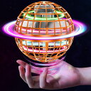 Tikduckフライングボールジャイロ飛行ライトボールおもちゃホバリングブーメランスピナーRGBライト付き360°回転USB充電式屋外/屋内子供大人向けミニドローン人気誕生日プレゼント(ライト…