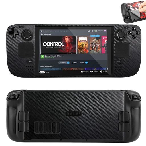 HonboboSteamDeckモデルに対応用フルセット保護ステッカーシール、SteamDeckに対応用カスタムビニールステッカースキン