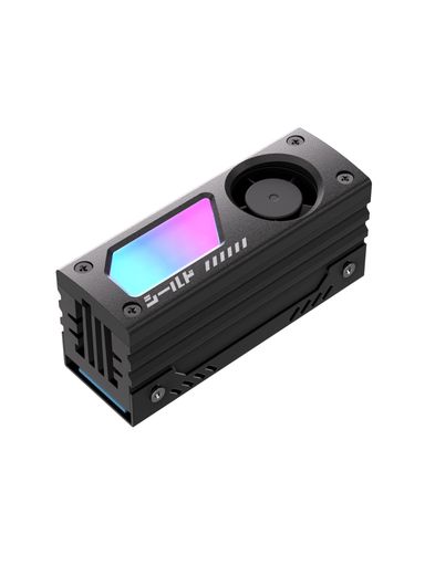 EZDIY-FABシールドARGBM.22280SSDヒートシンク内蔵20mmPWM高速ファン、高性能冷却、アルミニウム製、5V3PinARGB EZDIY-FABシールドARGBM.22280SSDヒートシンク内蔵20mmPWM高速ファン、高性能冷却、アルミニウム製、5V3PinARGB